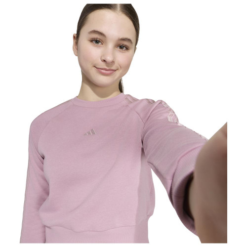 Adidas Παιδικό φούτερ Sportswear Satin Crewneck Sweatshirt